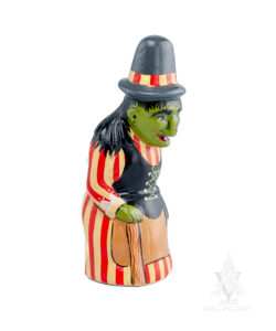 Witch with Apple Behind Back