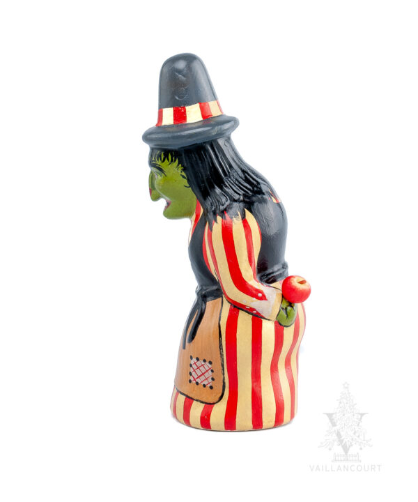 Witch with Apple Behind Back