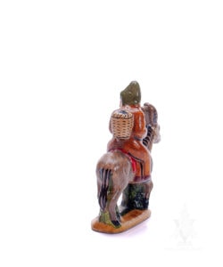 Miniature Father Christmas on Donkey