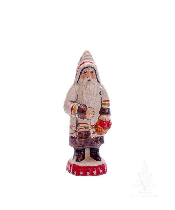 Miniature Father Christmas with Apples