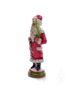 Miniature Father Christmas with Puppet