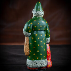 Old World Father Christmas with Green-Starred Coat