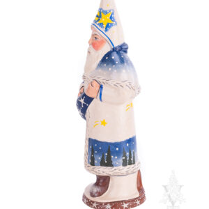 White and Blue Father Christmas with Shooting Star