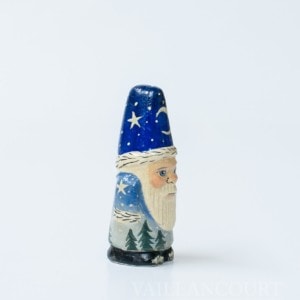 Miniature Santa in Blue Night Sky Coat, VFA Nr.2002MS20