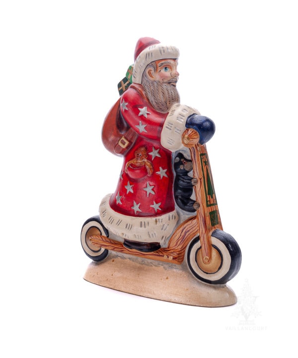 20th Anniversary Collector's Weekend Santa with Bells on Scooter