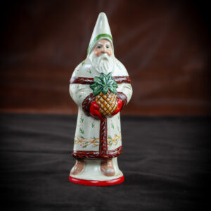 White Father Christmas in Ivy Coat