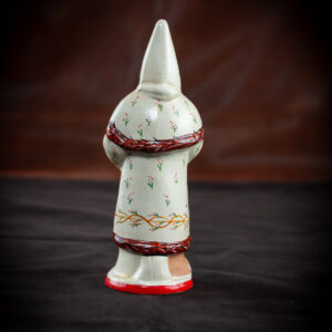 White Father Christmas in Ivy Coat