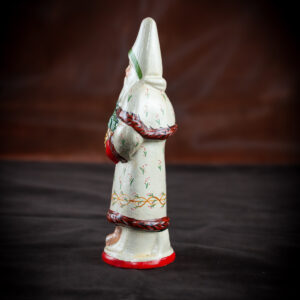 White Father Christmas in Ivy Coat