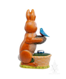 Rabbit Holding Nest with Bird & Ornament