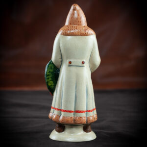 White Father Christmas with Musical Instruments