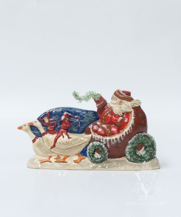 Santa in Christmas Pudding Cart, VFA Nr. 2007-67