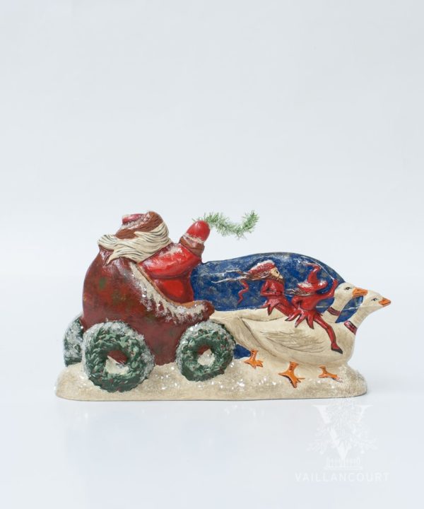 Santa in Christmas Pudding Cart, VFA Nr. 2007-67