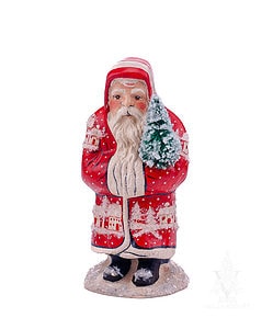 Small Red Village Father Christmas