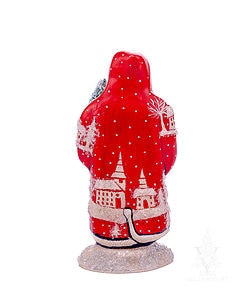 Small Red Village Father Christmas