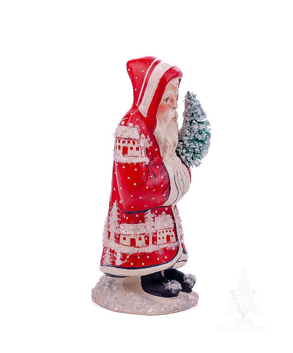 Small Red Village Father Christmas