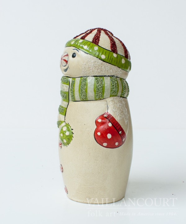 Snowman with Knit Cap and Scarf, VFA Nr. 2009-FG8