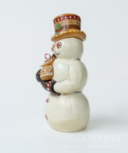 Gingerbread Snowman Holding Baby Gingerbread