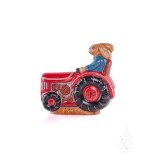 Rabbit Driving Red Tractor