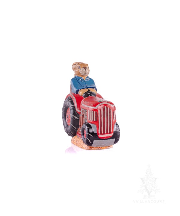 Rabbit Driving Red Tractor