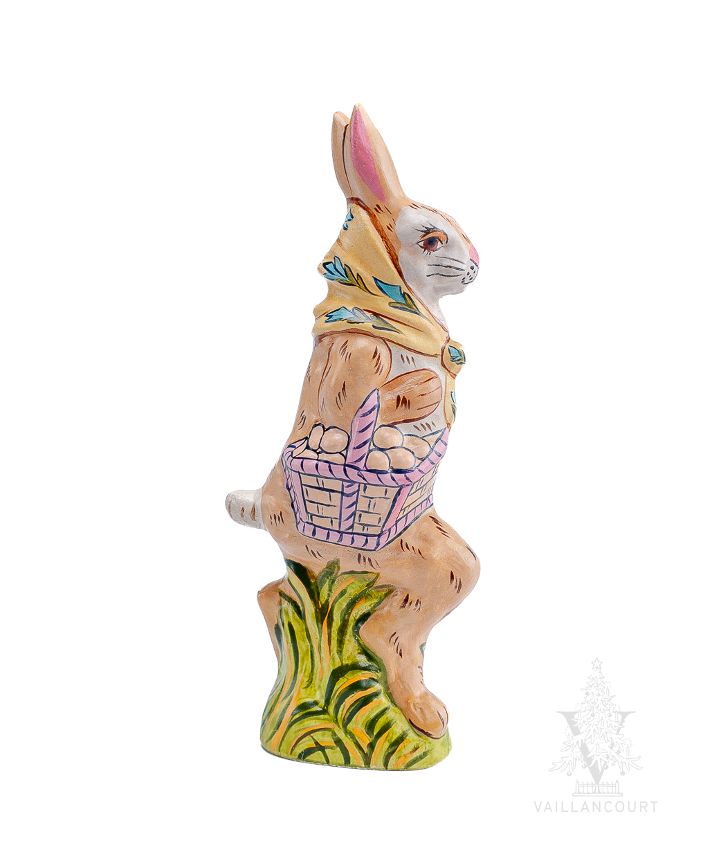 Rabbit with Umbrella and Egg Basket