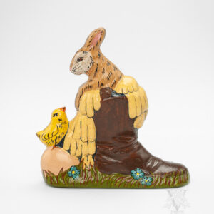 Small Egg with Rabbit in Boot