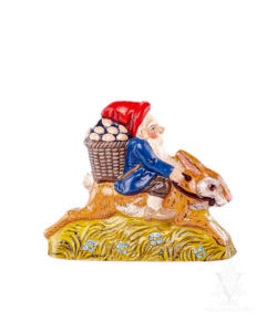 Gnome Riding Rabbit