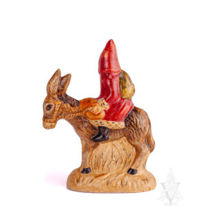 Kris Kringle Riding Mule