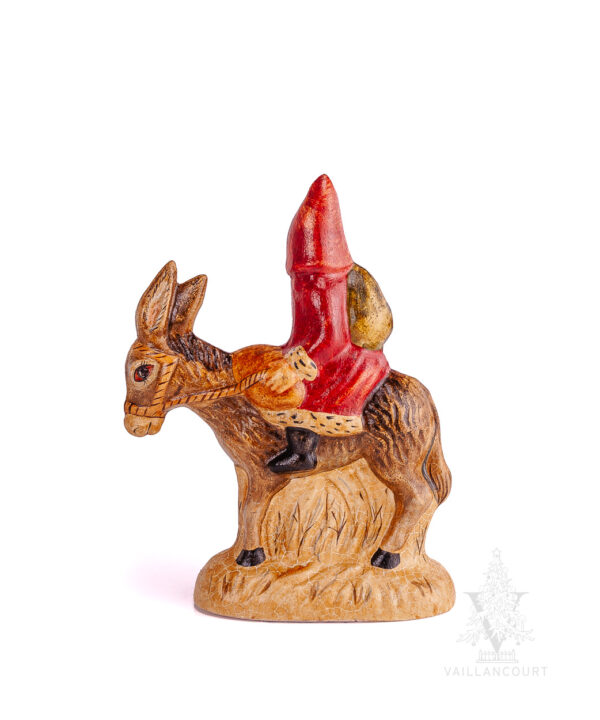 Kris Kringle Riding Mule