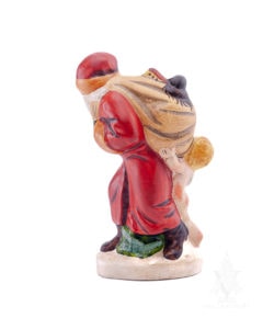 Father Christmas with Angel Holding Sack