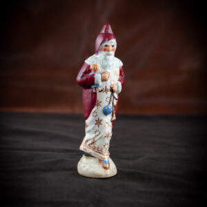 Victorian Father Christmas Carrying Doll