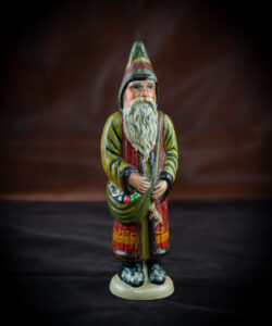 Weihnachtsmann Holding Rabbit