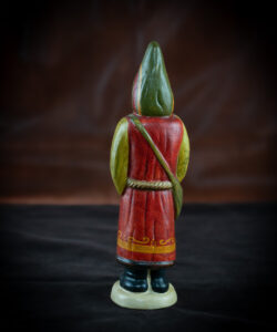 Weihnachtsmann Holding Rabbit