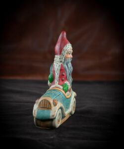 Santa in Blue Roadster