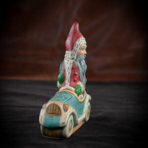 Santa in Blue Roadster