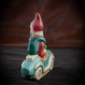 Santa in Blue Roadster