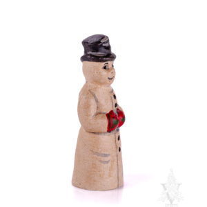 Snowman with Red Mittens