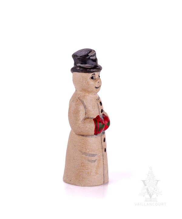 Snowman with Red Mittens