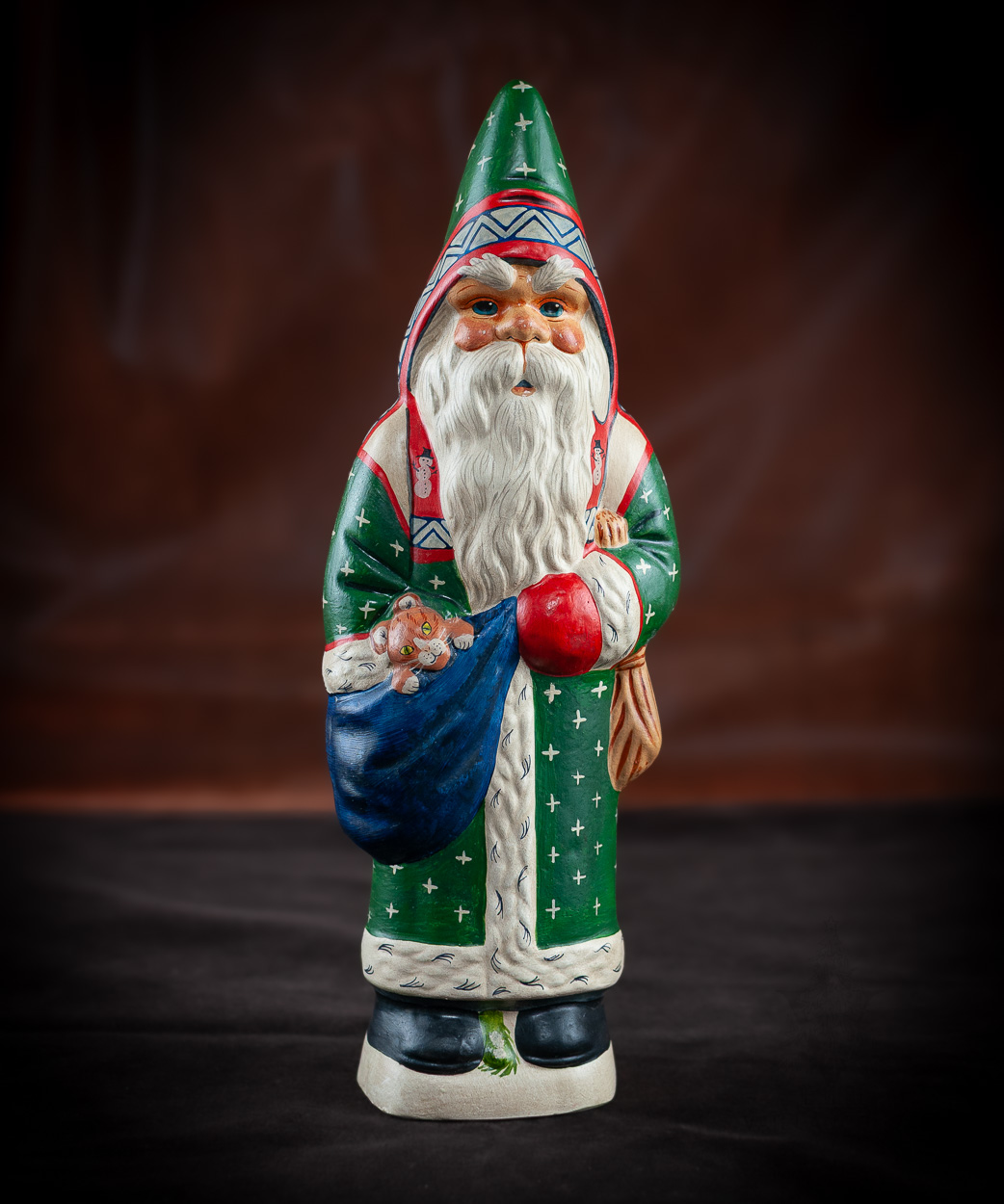 Father Christmas with Cat and Switches