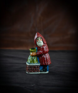 Father Christmas Stuffing Sack Down Chimney