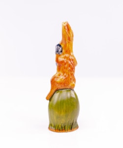 Crying Rabbit on Green Egg