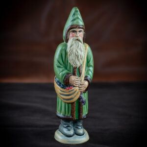 Seigal Santa in Green Coat