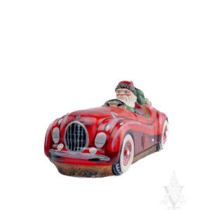 Santa in Red Jaguar