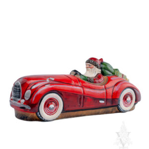 Santa in Red Jaguar