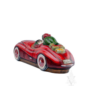Santa in Red Jaguar