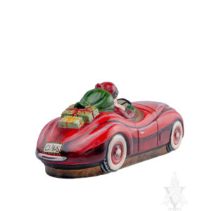 Santa in Red Jaguar