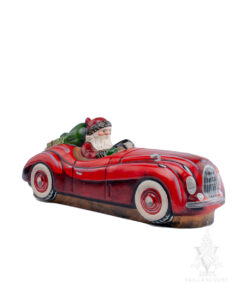 Santa in Red Jaguar