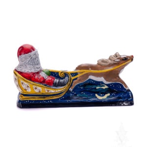 10th Anniversary Santa in Sleigh with Reindeer
