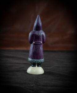 Purple Belsnickle with Grey Fur Trim