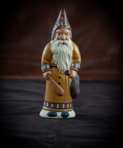 Belsnickle in Yellow Ocre Coat