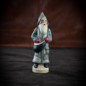 Father Christmas with Snowy Grey Coat